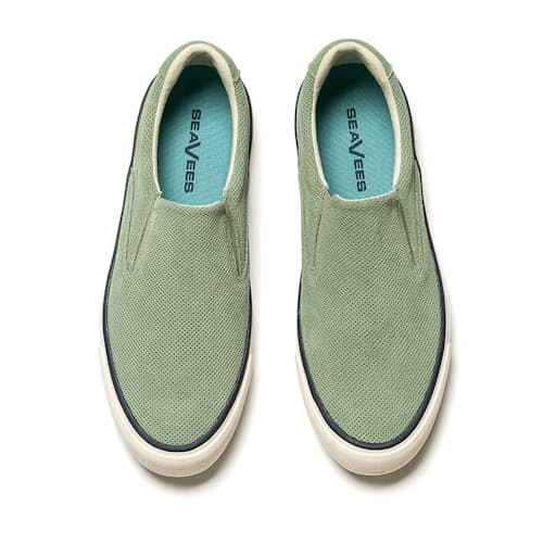 laydown image of Hawthorne Slip-on (perforated suede upper)