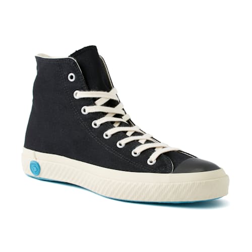 laydown image of SLP01 JP High Top Canvas Sneaker