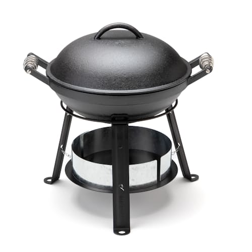 laydown image of All-in One Cast Iron Grill