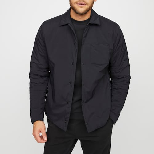 laydown image of Thermal Light Shirt Jacket