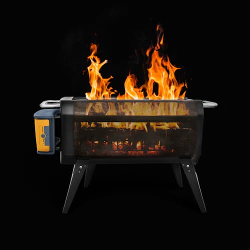 laydown image of Portable Smokeless Wood-Burning FirePit