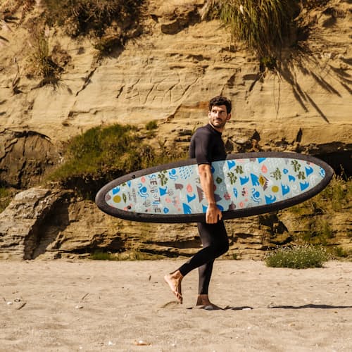 laydown image of R-Series 6'4" - Huckberry x Yusuke Hanai Exclusive