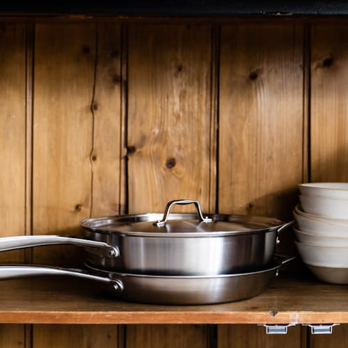 laydown image of Stainless Sidekick Skillet