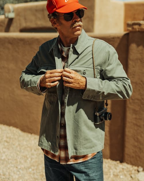 lifestyle image of Vintage Sateen Shirt