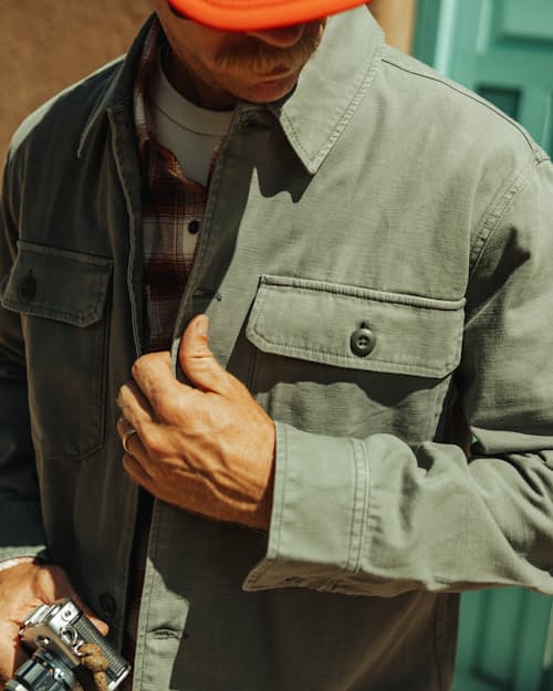 lifestyle image of Vintage Sateen Shirt
