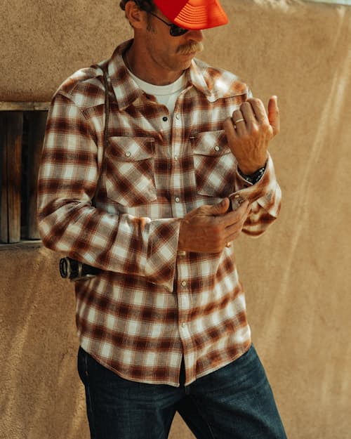 lifestyle image of Cotton Western Shirt