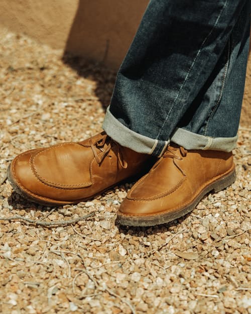 lifestyle image of Moc Toe Chukka Boot