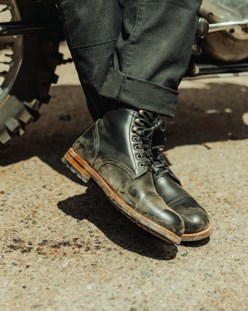 lifestyle image of Rover Double-Knee Work Pant - HB Athletic Straight