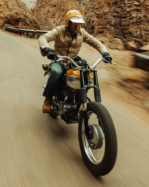 lifestyle image of Flannel-Lined Waxed Trucker Jacket