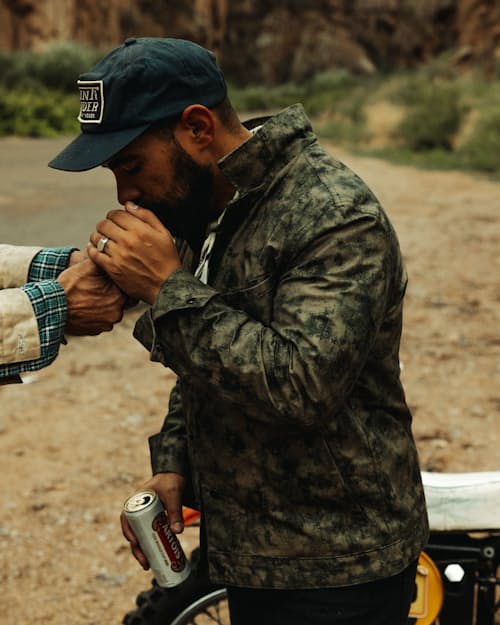 lifestyle image of Quality Goods Patch Hat
