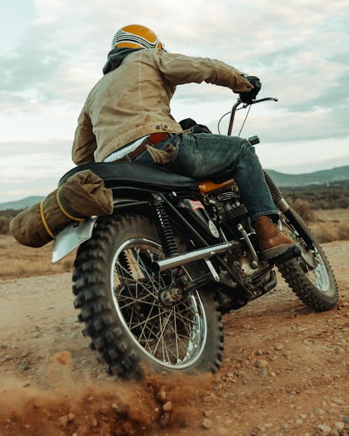 lifestyle image of Flannel-Lined Waxed Trucker Jacket