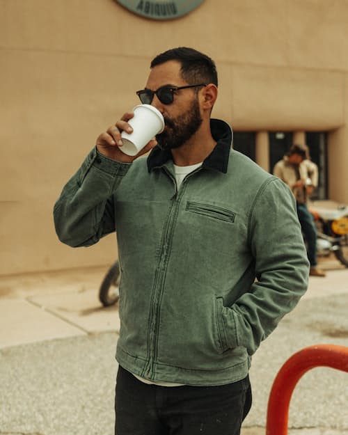 lifestyle image of Mason Canvas Work Jacket