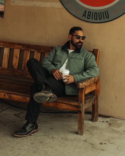 lifestyle image of Mason Canvas Work Jacket