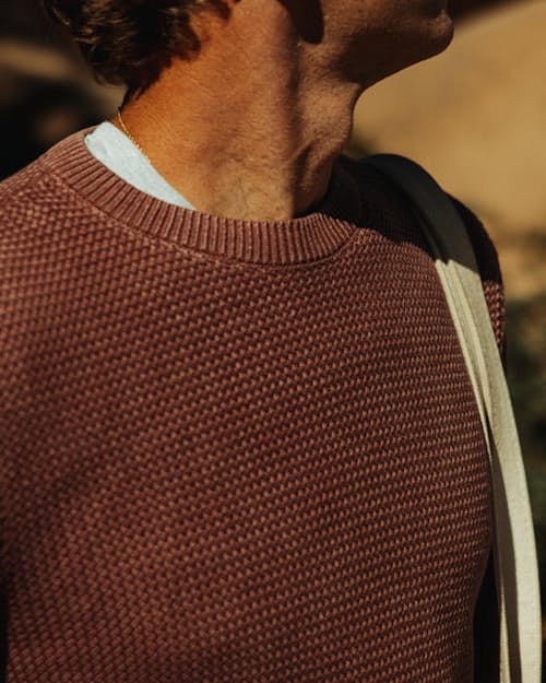 lifestyle image of Washed Cotton Crewneck