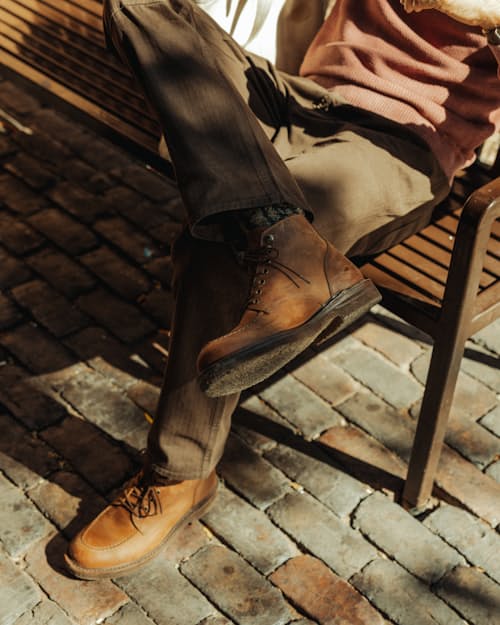 lifestyle image of Nobelflex Moc Toe Derby