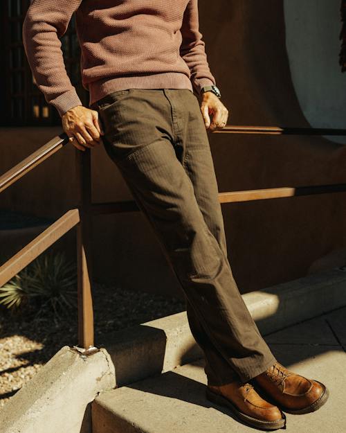 lifestyle image of Teoflex Moc Toe Boot