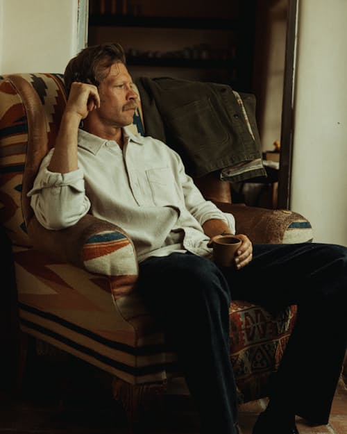 lifestyle image of Flannel Architect Shirt