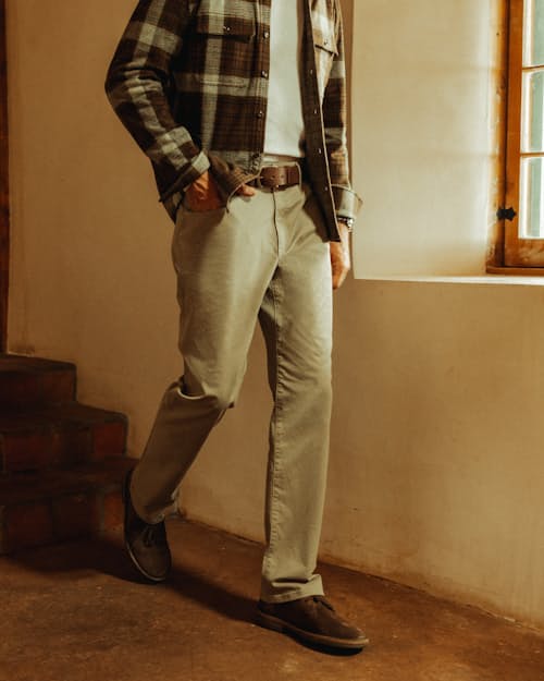 lifestyle image of 365 5-Pocket Pant - HB Athletic Straight