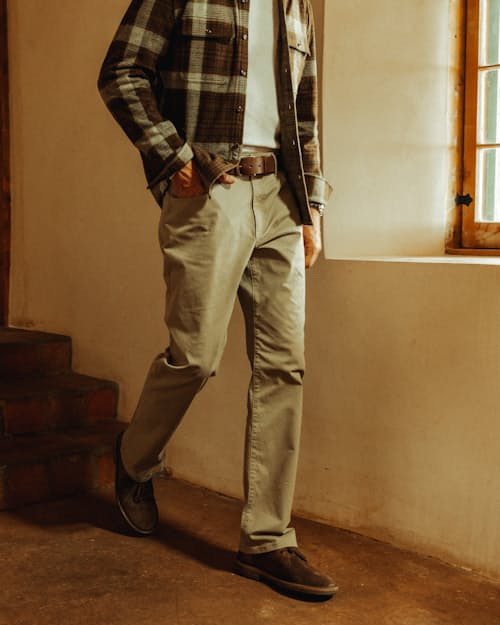 lifestyle image of 365 5-Pocket Pant - HB Athletic Straight