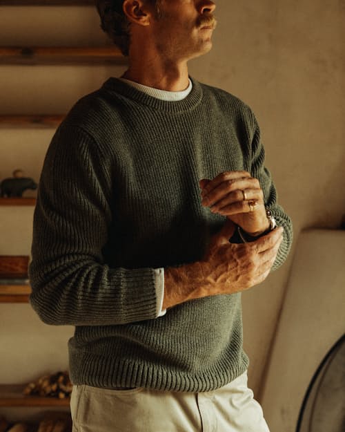 lifestyle image of Bolinas Crewneck Sweater
