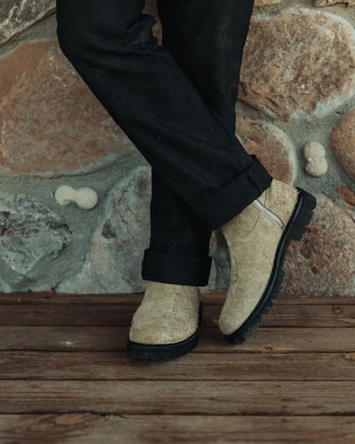 lifestyle image of Moto Boot