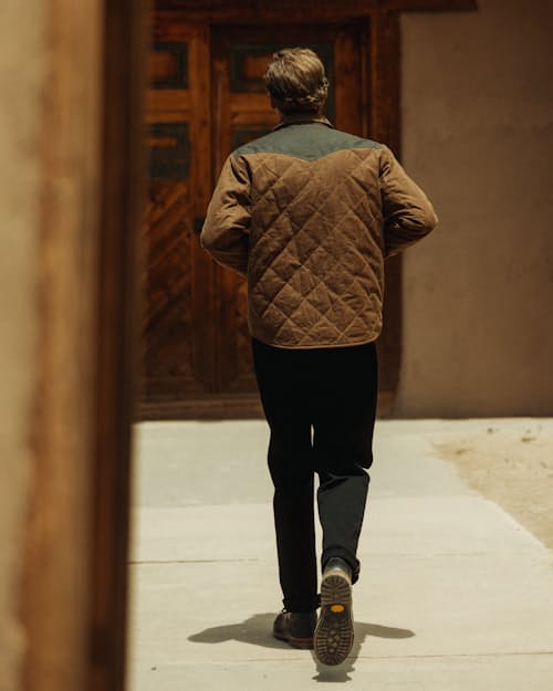 lifestyle image of Stretch Selvedge Denim - HB Straight