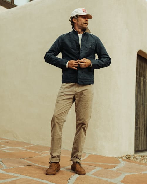 lifestyle image of Vintage Wash 365 5-Pocket Pant - HB Straight