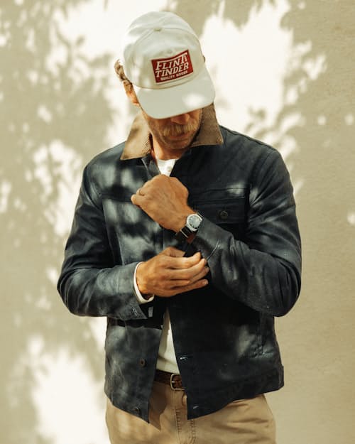 lifestyle image of Quality Goods Patch Hat