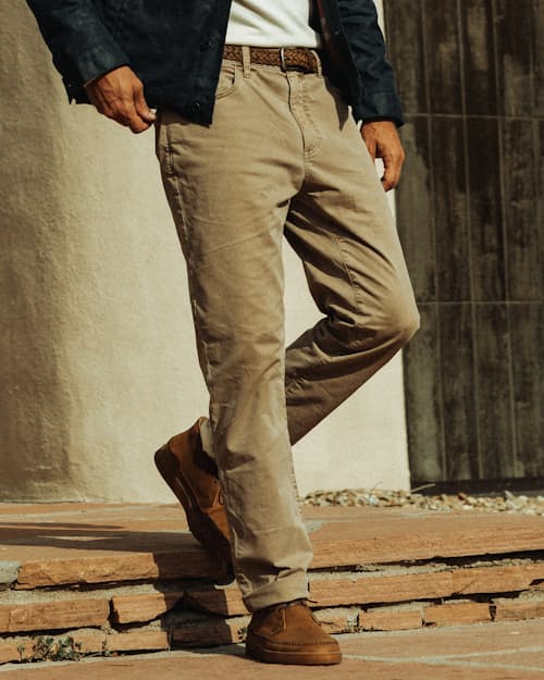 lifestyle image of Vintage Wash 365 5-Pocket Pant - HB Straight