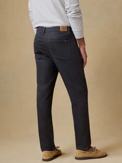 on model image of Stretch Terry 5-Pocket Pant