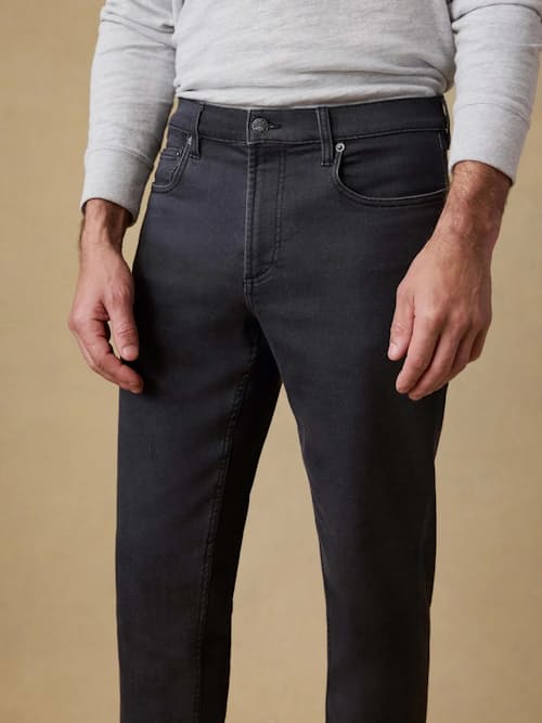 lifestyle image of Stretch Terry 5-Pocket Pant