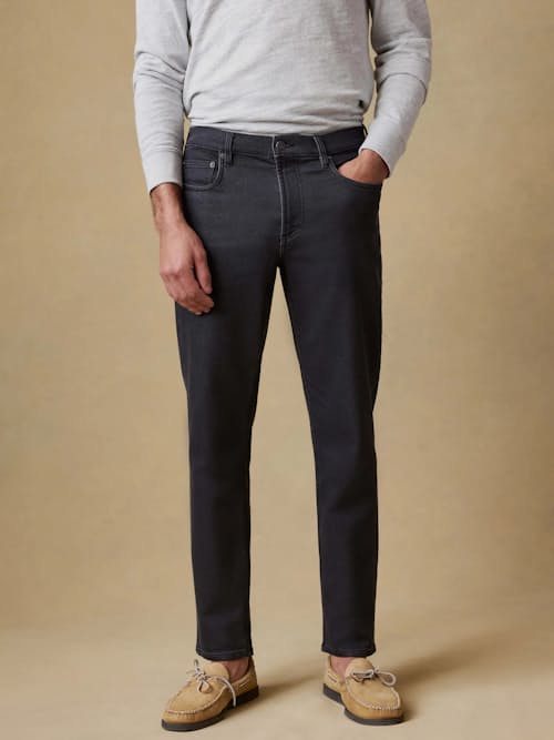 on model image of Stretch Terry 5-Pocket Pant