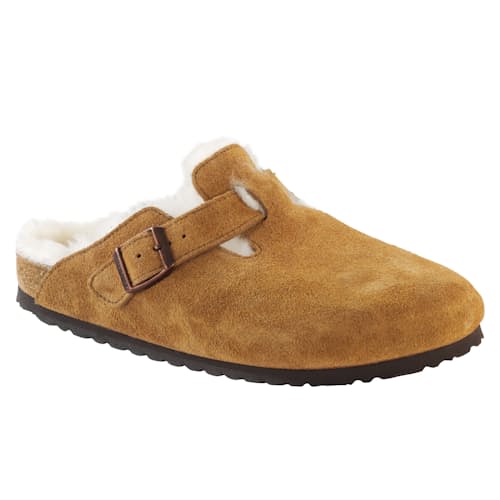 laydown image of Boston Shearling Clog