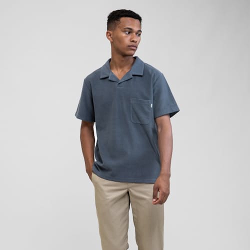 laydown image of Vintage Terry Polo