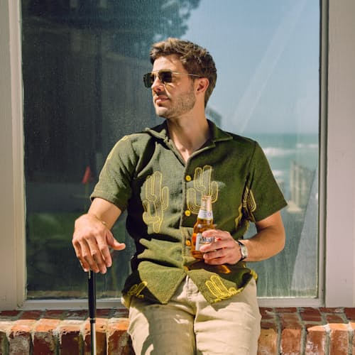 lifestyle image of Mezcal Short Sleeve Terry Shirt