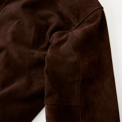laydown image of Golden Bear Suede Shirt