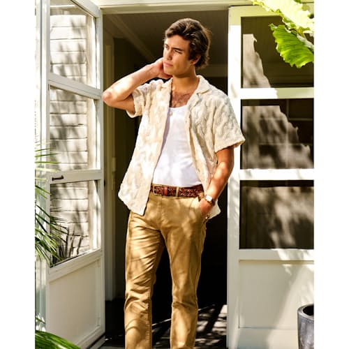 lifestyle image of Braided Leather Belt