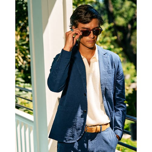 lifestyle image of Seersucker Blazer