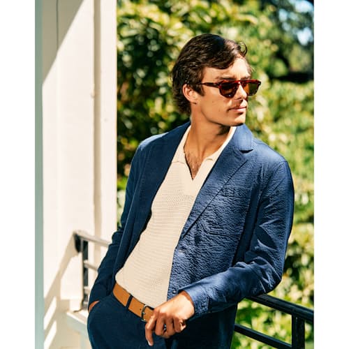 Sam is 6’0", 168lbs, and wearing a size S