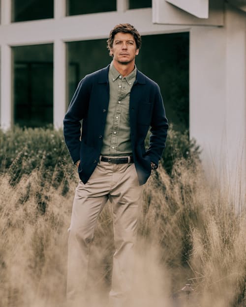 lifestyle image of Sweater Chore Coat