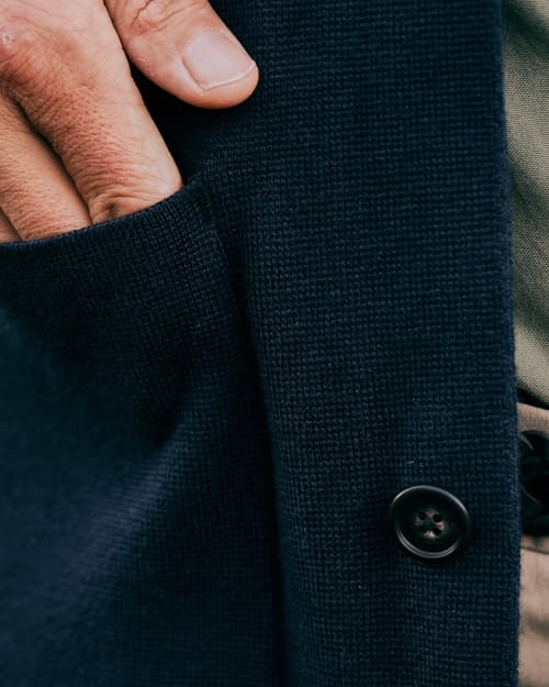 lifestyle image of Sweater Chore Coat