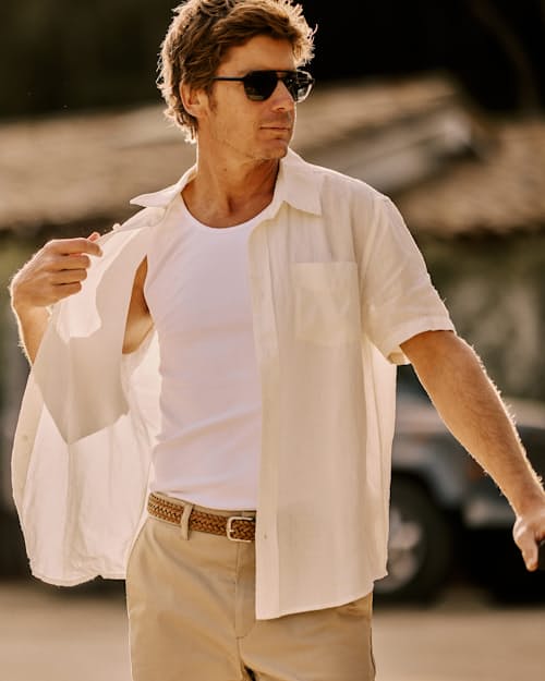 lifestyle image of Ribbed Tank