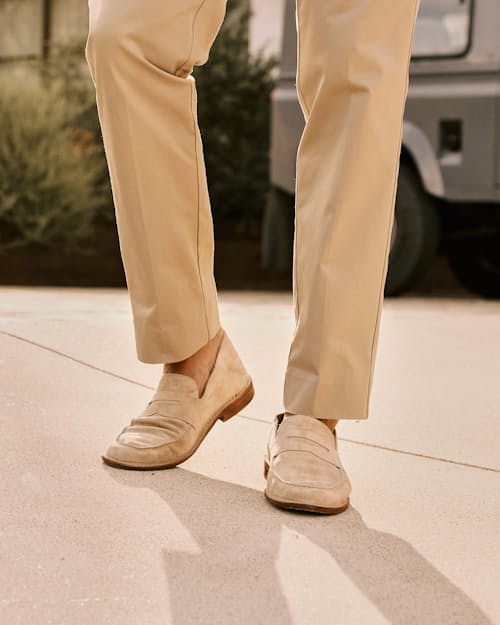 lifestyle image of Waveflex Goat Leather Loafer