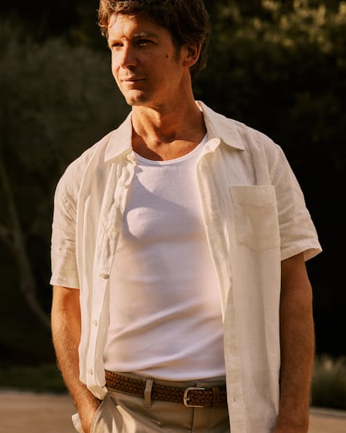 lifestyle image of Ribbed Tank