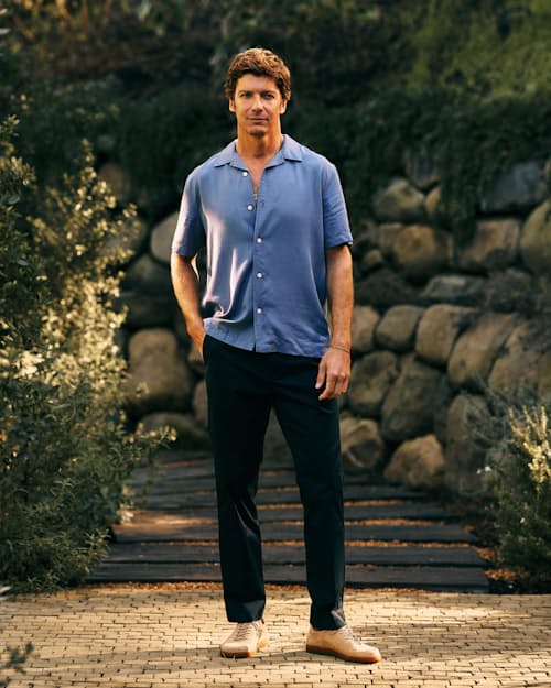 lifestyle image of Cotton Linen Chino - HB Straight