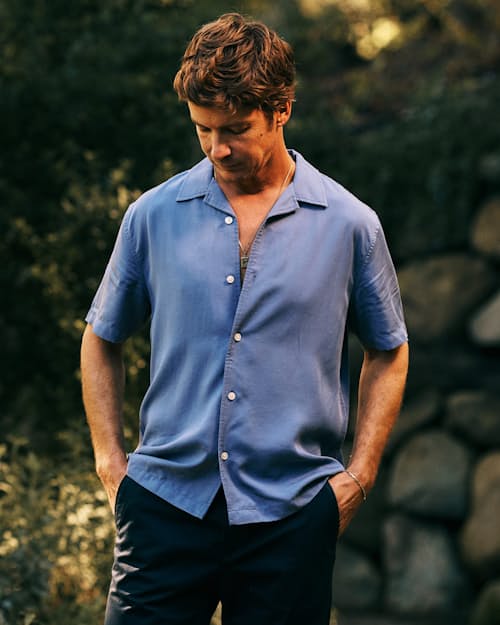 lifestyle image of Tencel Resort Shirt