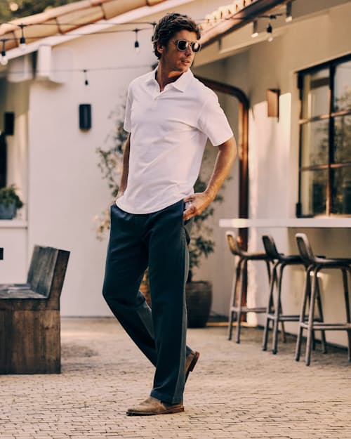 lifestyle image of Linen Drawstring Pant