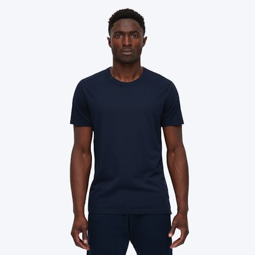 on model image of Pima Jersey T- Shirt