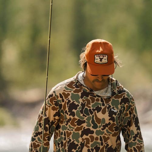 lifestyle image of Seager Sportsman Snapback Hat