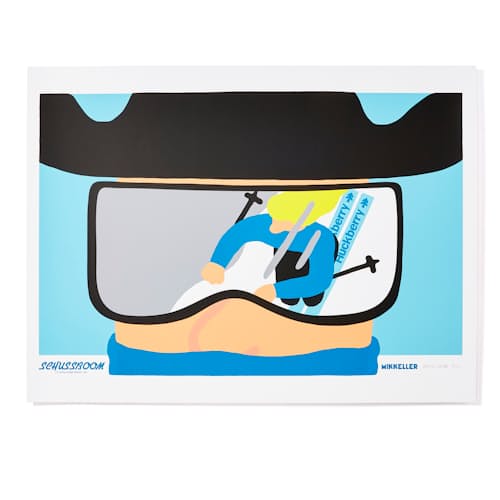 laydown image of Huckberry Schussboom Print